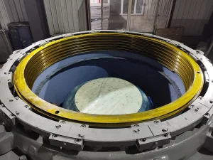 2FT 7FT Symons Cone Crusher Adjustment Ring High Hardness Steel Replacement Parts for Mining Stone Crushing Equipment