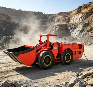 2T 1m³ Load Haul Dump TC-100E Electric Underground Mining Loader