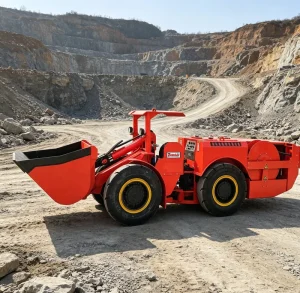 2T 1m³ Loader for Narrow Vein Mining TC-100E Electric LHD