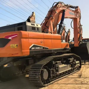 3.28m3 Bucket 51ton DX530LCA-7M Full Hydraulic Crawler Digger 360° Rotary Mining Excavator Equipped Tilt Bucket
