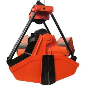 3.8 Cubic Meter Hydraulic Grab for Mining Waste Disposal Wood Handling Pump Motor Core Components for Construction