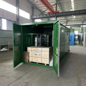 30 M3/d Portable Mbbr Sewage Treatment Plant for Domestic Wastewater in Hotel Hospital Resort with PLC Automatic Control System