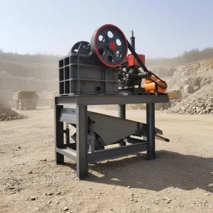 300*500 Mobile Jaw Crusher High Manganese Steel AC Motor Max. 3-180t/h Capacity Long Service Life 1 Year Warranty