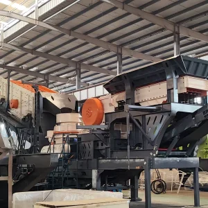 300TPH Wheeled Combined Mobile Crushing Plant with Jaw and Spring Hydraulic Cone Crusher for Granite Iron Ore