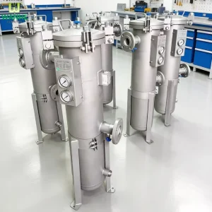 304 316L Stainless Steel Single Bag Filter Housing for Solid Liquid Separation