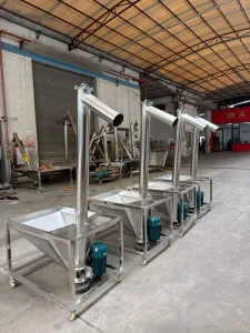 304 Stainless Steel Screw Feeder / Auger Conveyor for Food, Spices & Powder Materials