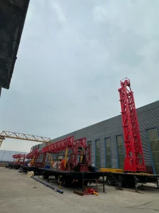 30YearsFactoryManufactureDiscTypeTrailerDrillingRig 600 1000mDepth140 500mmDrill Pipe DiameterCustomUraniumMineDrillingEquipment