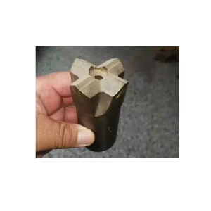 32mm Tungsten Carbide Taper Cross Bit Forging Drilling Tool Rock Ore Mining Machine Parts