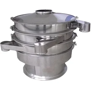 3D Rotary Vibrating Screen Stainless Steel Motor High Capacity Multi-Voltage Food Powder Filtering Screening