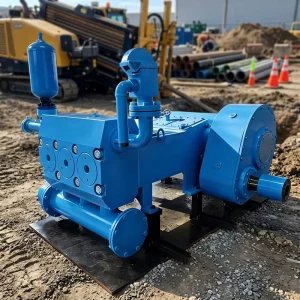 3DP1800S Mud Pump Diesel Electric Driven Triplex Single Acting Oil Drilling Rig