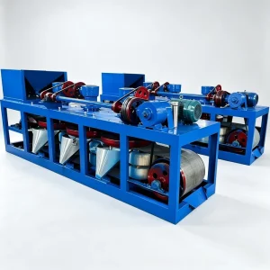 3PC Three Disc Magnetic Separator Dry High Intensity Electromagnetic Separator for Non Ferrous Rare Mineral Ore Processing