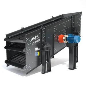 3YK1854 Heavy Duty 3-Deck Circular Vibrating Screen 50-300 TPH Aggregate Ore Screening Machine with Base Frame for Mining Quarry