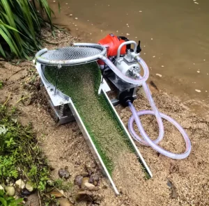 4 Inch Siphon Type Gold Panning Boat Diesel Engine River Sand Gold Panning Machine Suction Equipment Product Sand Washer