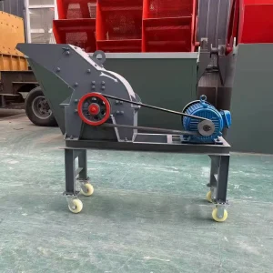 400*600 Portable Mini Diesel Engine Hammer Mill Crusher Mini Scale Mobile Coal Glass Gold Ore Rock Crushing Machine