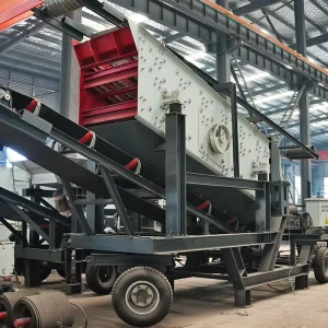 400 TPH Tyre Type Screening Plant for Quarry Stone Crushing Projects