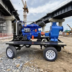 400kW Mining Cleaning Self Priming Pump 6 12 Inch Diesel Driven High Pressure Centrifugal Pump