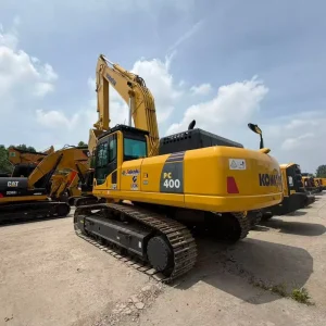 40ton Komatsu PC400-7 Hydraulic Crawler Excavator Used Excavator with Engine Motor