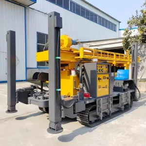 450 Meter Multifunction Hydraulic Diesel Drilling Rig with Pump Motor & Engine for Water Well Drilling