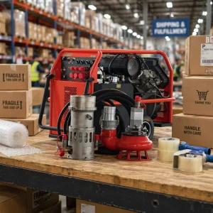 45KW 3 Phase Hydraulic Motor Submersible Water Pump High Pressure Large Flow OEM for Sewage Irrigation Deep Well Mining