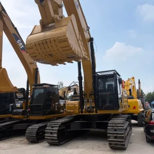 45Tons Used Mining Excavator Secondhand Digger CAT345 Excavator with Parts