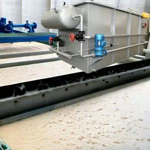 500L/H Slaughterhouse Wastewater DAF Reverse Osmosis Water Treatment Equipment Dissolved Air Floatation Package with PLC