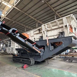 500T H Mobile Impact Crushing Station Crawler mounted Crusher Quarry Rock Iron Ore Concrete Crushing Station
