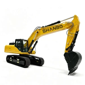 50Ton Heavy Crawler Excavator 250kW High-torque Diesel Power Digger for Civil Foundation Excavation Tasks