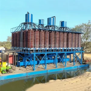5LL 1200 Chrome Ore Zircon Concentrator Chrome Wash Plant Spiral Mining Iron Separation Separator Gravity Chute