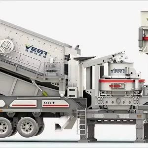5X Sand Making Machine Mobile Crushing Station