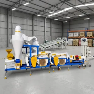 5XFZ-15ST Mobile Grain Cleaning Machine Motor High Capacity 10-15t/h 22.5kW Power 1 Year Warranty Long Service Life