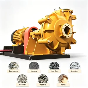 6 8 inch Mine Slurry Pump 3000m³ h High flow Capacity for Sludge Removal Mining Dredging Horizontal Centrifugal Slurry Pump