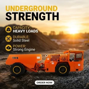 6 Ton Scooptram LHD Loader High Payload Underground Truck for Ore Mucking Articulated Mining Vehicle Parts