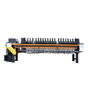 60% Low Moisture Hydraulic Automatic Plate Filter Press with Secondary Squeezing for Industrial Sludge Clay Dewatering Equipment