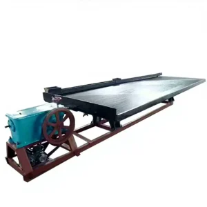 6S Fiberglass Mineral Processing Shaking Table Large Channel Steel Gold Ore Recovery Equipment