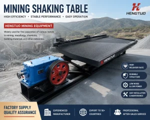 6S Gold Mining Shaking Table Gravity Separator Mineral Processing Concentrating Table Ore Dressing Equipment