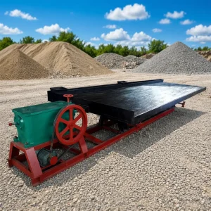 6S Mineral Processing Shaking Table Lithium Mica Placer Gold Separator Slag Gold Panning Heavy Metal Copper Washing Equipment
