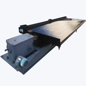 6S Shaking Table Fiberglass Table Bearing Separates Tin Tungsten Gold Ores Using Gravity Separation Via Water 1tph Capacity Long