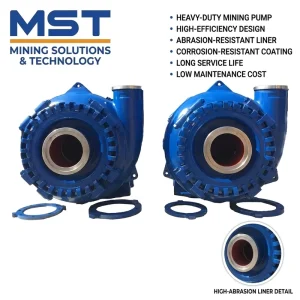 8 Inch Sand Gravel Pump with Diesel Engine Centrifugal Mud Suction Pump for Mining Application