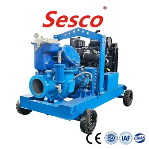 8 Inches Diesel Engine Water Pump Dewatering Vacuum Self suction Industrial Drainage Pump for Well Point Dewatering