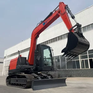 8 Tons Excavator Yanmar Engine Motor Pump Gear Engine Construction Agricultural Large Cab Crawler Excavator