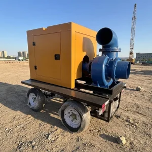 800m 12 Inch High Stainless Steel Construction Site Flood Dewatering Large Flow Rapid Discharge Electric Mixed Flow Pump