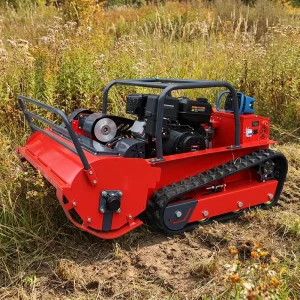 800mm 18HP Zero Turn Lawn Mower Remote Control Lawn Flail Mower for Hilly Vineyard Care