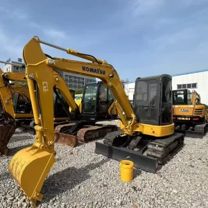 90% New PC50MR Used Mini Excavator Low Working Hours Original Hydraulic System 5 Ton Compact Digging Machine Engine Pump