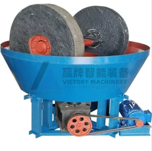 900 1000 1100 1200 Wet Disc Mill for Gold Ore Grinding Equipment with Motor Bearing Pump and Gearbox