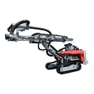 A7 30m Deep Borehole Rock Blasting Diesel Engine Hydraulic Cylinder Drilling Rig Caterpillar Open air DTH