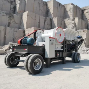 AC Motor Mobile Stone Rock Jaw Crusher 150×250 250×400 400×600 Crusher Machine