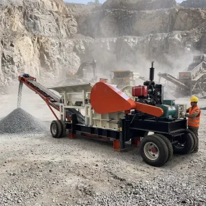 AC Motor Mobile Stone Rock Jaw Crusher 150×250 250×400 400×600 Crusher Machine