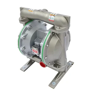 ARO 66617B 244 C Stainless Steel 1 1 2” Metallic Pneumatic Double Diaphragm Pump PTFE Diaphragm High Flow 120 PSI Chemical