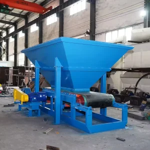 Adjustable Speed Belt Feeder Funnel Quantitative Motor for Lead Zinc Silver Mining Applications Mineral Separator