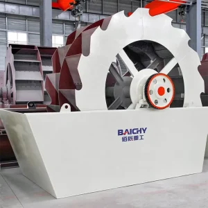 Advanced XSD Sand Washer River Stone Ore Sand Washing Machine Wheel Type AC Motor Sand Washing Equipment Wheel Washer
